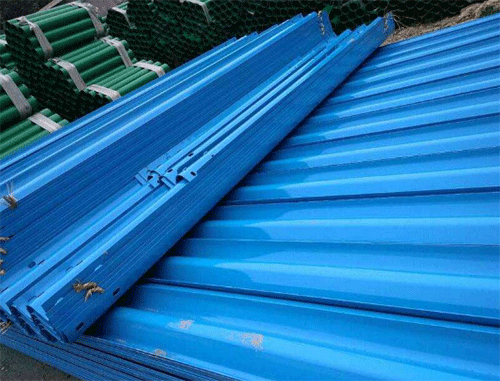 噴塑波形護欄(藍色)